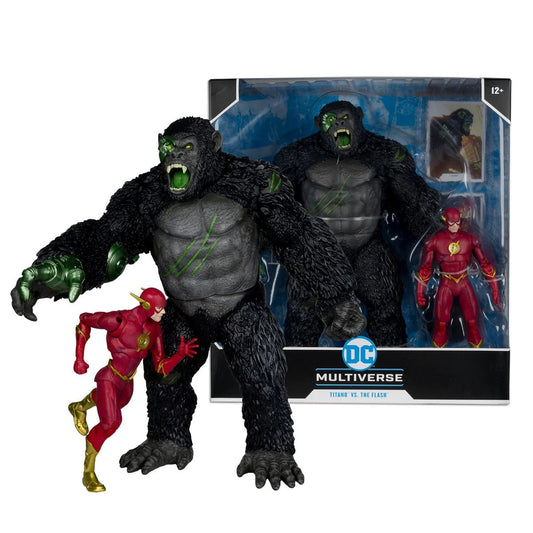 Flash vs Titano 2-Megafig Pack DC Multiverse