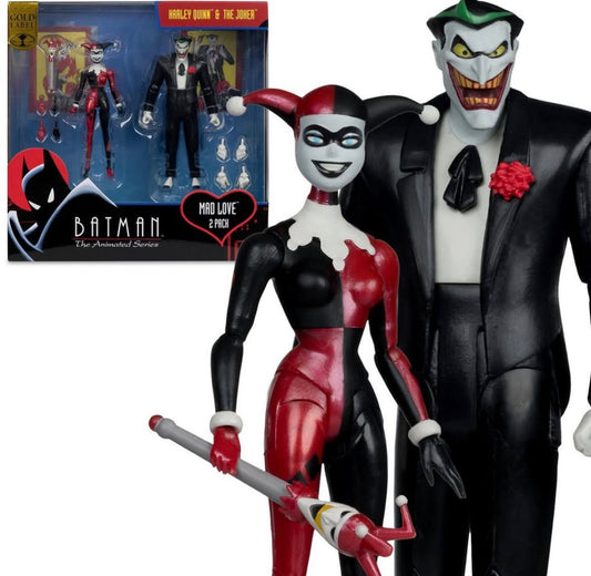 Joker & Harley Quinn 2-Pack (Mad Love) Gold Label