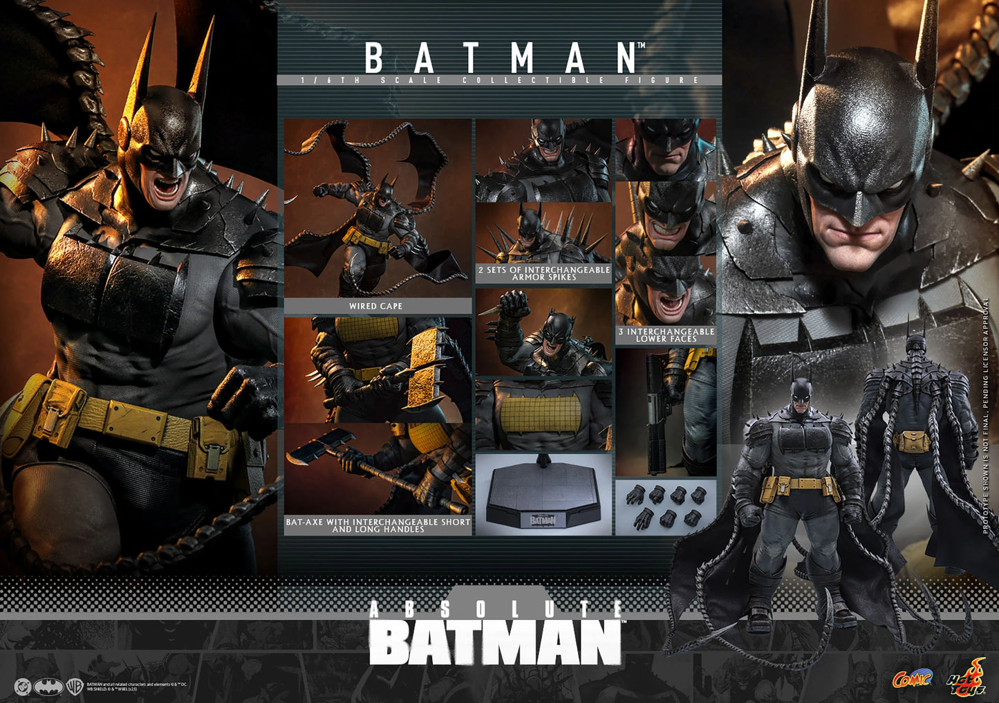 Absolute Batman Hot Toys Escala 1/6